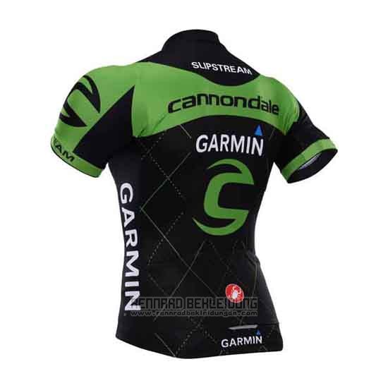 2015 Fahrradbekleidung Cannondale Grun und Shwarz Trikot Kurzarm und Tragerhose - zum Schließen ins Bild klicken